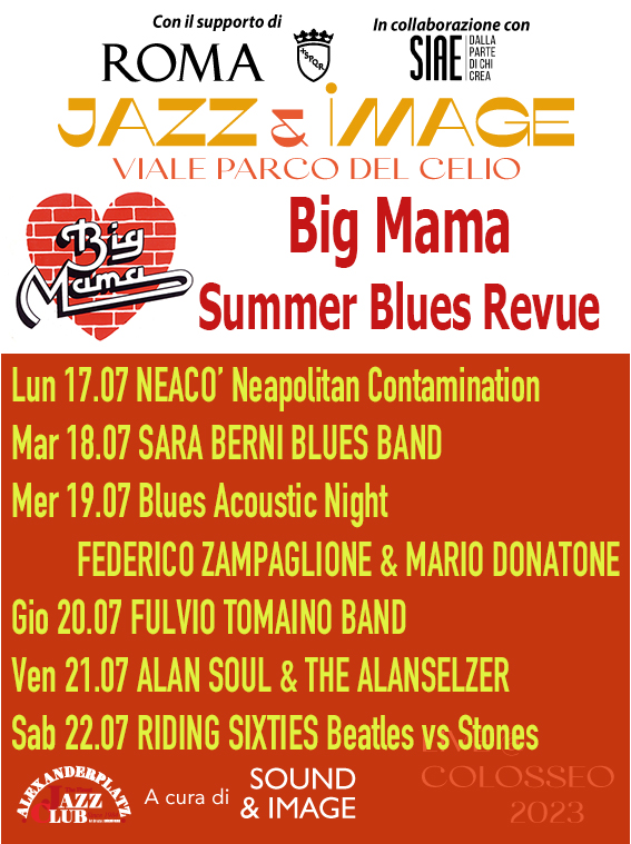 BIG MAMA Blues Summer Revue al Colosseo da lunedì 17 a sabato 22 luglio